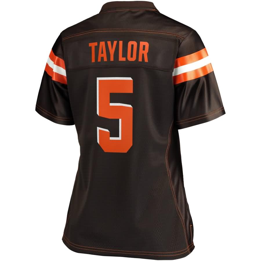 Tyrod Taylor Cleveland Browns Nfl Pro Line Womens Team Color Player Jersey Brown