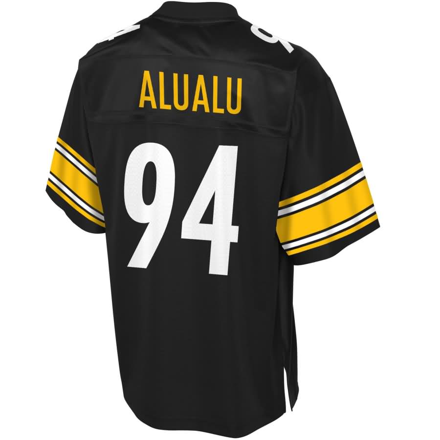Tyson Alualu Pittsburgh Steelers Nfl Pro Line Team Color Player Jersey Black