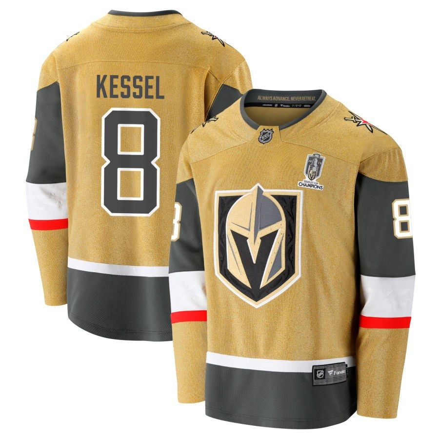 Vegas Golden Knights 8 Phil Kessel 2023 Stanley Cup Champions Home Jersey Gold