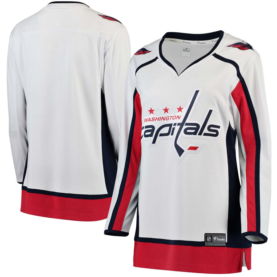 Washington Capitals Fanatics Branded Womens Away Breakaway Jersey White