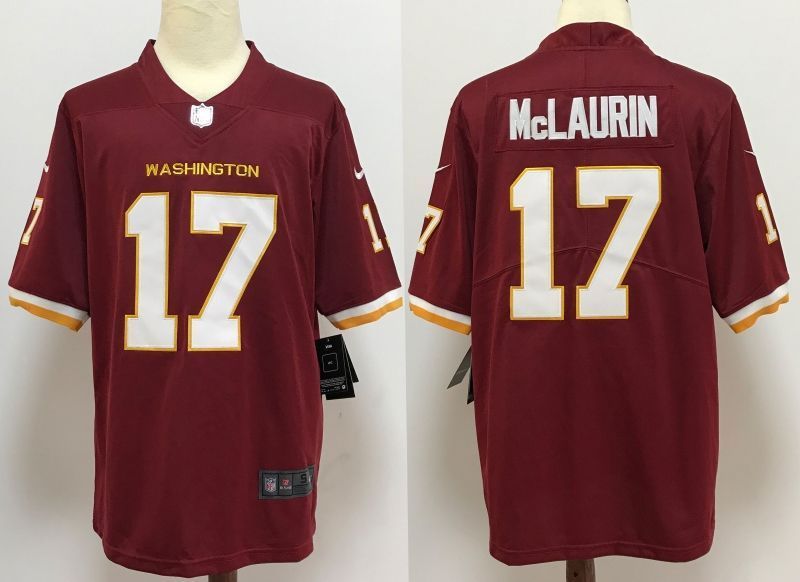 Washington Terry Mclaurin 17 Nfl 2020 Red Jersey