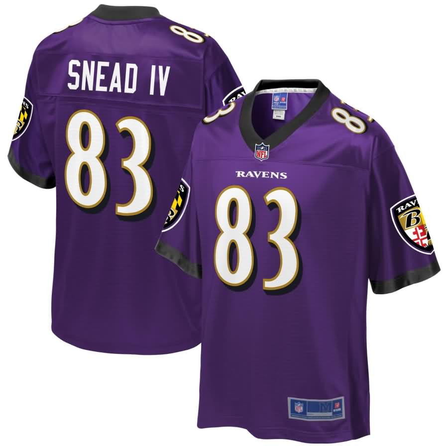 Willie Snead Baltimore Ravens Nfl Pro Line Youth Player Jersey Purple