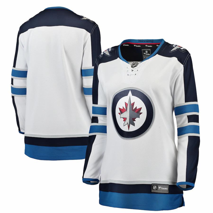 Winnipeg Jets Fanatics Branded Womens Away Breakaway Jersey White