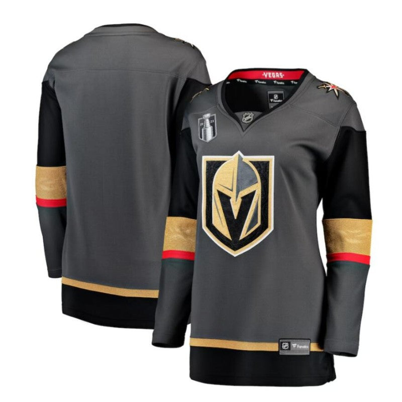 Women Vegas Golden Knights Fanatics Branded 2023 Stanley Cup Final Alternate Breakaway Jersey Black