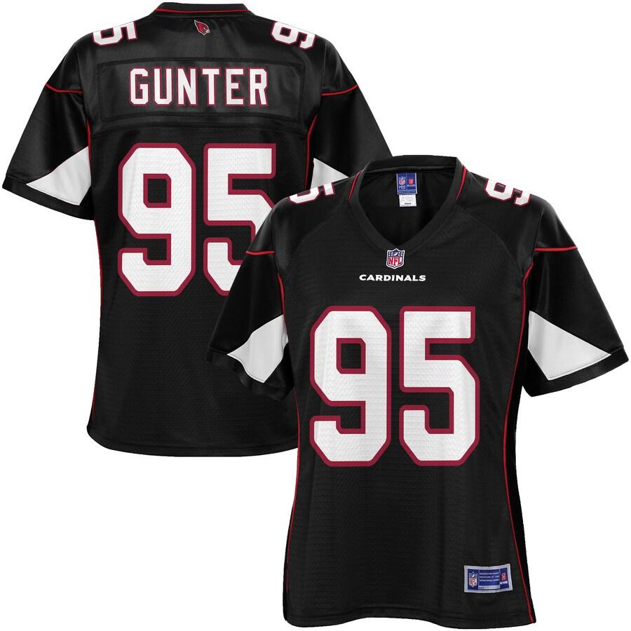 Womens Arizona Cardinals Rodney Gunter Nfl Pro Line Black Alternate Jersey