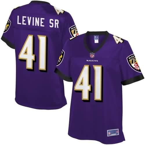 Womens Baltimore Ravens Anthony Levine Nfl Pro Line Team Color Jersey