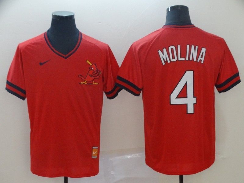 Yadier Molina 4 St Louis Cardinals 2020 Mlb Red Jersey