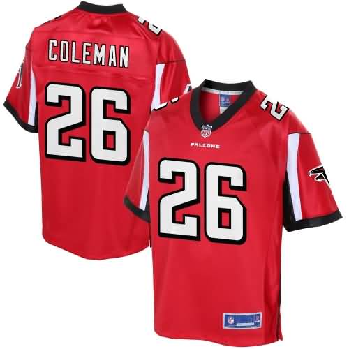 Youth Atlanta Falcons Tevin Coleman Nfl Pro Line Team Color Jersey