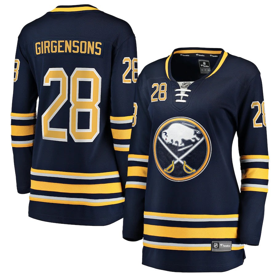 Zemgus Girgensons Buffalo Sabres Fanatics Branded Womens Home Breakaway Player Jersey Navy